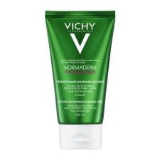 VICHY NORMADERM PHYTOSOLUTION VOLCANIC MATTIFYING CLEANSING CREAM. FOR OILY SKIN PRONE TO SHINE 125ML