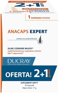 Ducray Anacaps Expert 2+1 30 Capsules Offer