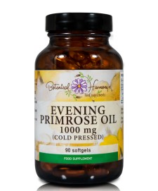 BOTANICAL HARMONY EVENING PRIMROSE OIL 1000MG 90 TABLETS, A NATURAL TREATMENT FOR PREMENSTRUAL SYNDROME, MAY CALM HOT FLUSHES 