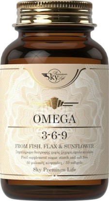 Sky Premium Life Omega 3-6-9 50 Softgels