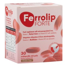 Ferrolip Forte 30 Sticks, Σίδηρος σε φακελλάκια