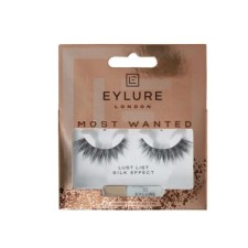 EYLURE MOST WANTED LUST LIST SILK EFFECT LASHES 1 PAIR WITH ADHESIVE 1ml 