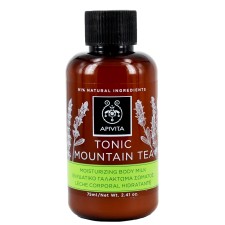 APIVITA TONIC MOUNTAIN TEA, MINI MOISTURIZING BODY MILK WITH MOUNTAIN TEA  75ML 
