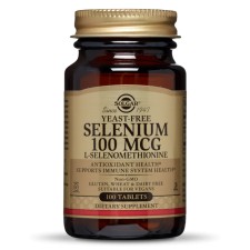 Solgar Selenium 100mcg x 100 Tablets - Antioxidant & Supports Immune System