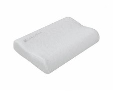KikkaBoo Memory Foam Cot Wedge Pillow Airknit White
