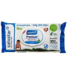 Salustar Baby Zero Wet Wipes Μωρομάντηλα 64 τμχ Salustar Baby Zero Wet Wipes Μωρομάντηλα 64 τμχ