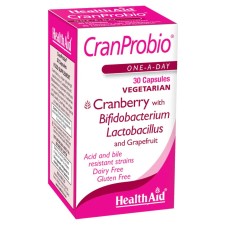 Health Aid CranProbio x 30 Veg Capsules - Cranberry & Probiotics