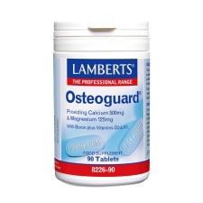 LAMBERTS OSTEOGUARD, CALCIUM 500MG& MAGNESIUM 125MG WITH BORON PLUS VITAMIN D& K FOR HEALTHY BONES 90TABLETS