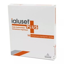 Ialuset Plus 10 Gauzes / Compresses Sterille