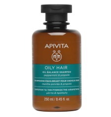 Apivita Oily Hair Oil Balance Shampoo With Peppermint & Propolis x 250ml