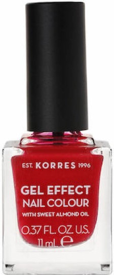 Korres Gel Effect Nail Colour No 51 Rosy Red 11ml
