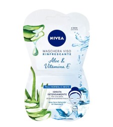 Nivea 84720 Aloe Vera Natural & Vitamin E Moisturizing Mask 2x7.5ml