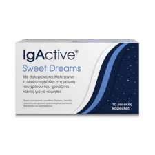 IgActive Sweet Dreams With Melatonin & Valerian 30 Soft Gels