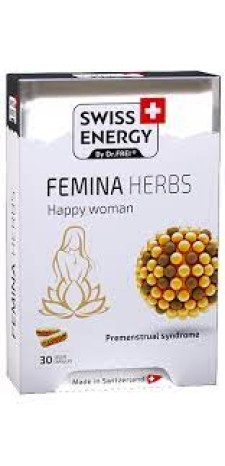 Swiss Energy Femina Herbs x 30 Capsules