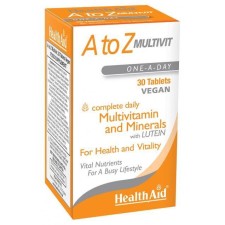 HEALTH AID A-Z MULTIVIT & MINERALS 30TABLETS