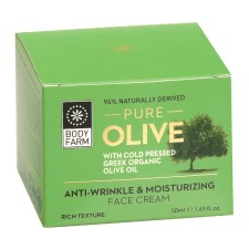 Bodyfarm Pure Olive Anti - Wrinkle Rich Face Cream 50ml