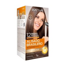 Kativa Kit Brazilian Straightening With Hyaluronic Acid Kativa Kit Brazilian Straightening With Hyaluronic Acid
