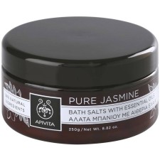 Apivita Pure Jasmine Bath Salts With Essential Oils x 250g