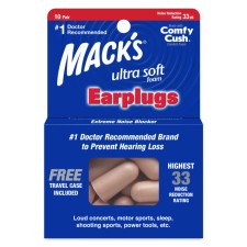 Macks Ultra Soft Foam Earplugs 10 pairs