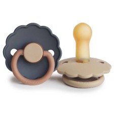FRIGG DAISY LATEX PACIFIER AURORA/CROISSANT 6-18m 2s