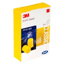 3M EAR CLASSIC FP01000 FOAM EARPLUGS 5 PAIRS