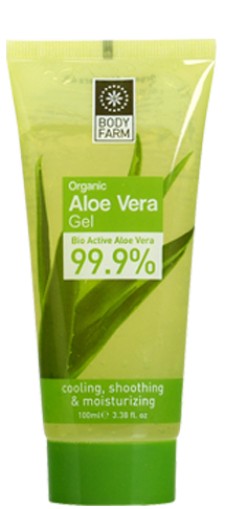 Bodyfarm Organic Aloe Vera Gel 99.9% 100ml