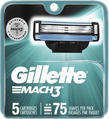 Gillette Mach3 Razor Blade 5 Refills