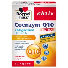 Doppelherz Coenzym Q10 + Magnesium + B1 + B5 + B6 x 30 Tablets