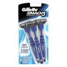 Gillette Mach 3 Disposable Razor 3s