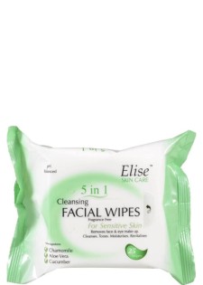 Elise Face Cleanse Wipes Sensitive 25 pieces