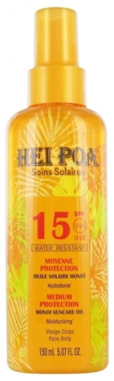 Hei Poa Tahiti Monoi Sun Dry Oil SPF15 150ml