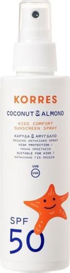 Korres Set Coconut & Almond Kids Comfort Sunscreen Spray Spf50 150ml