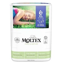 MOLTEX PURE & NATURE ECO DIAPERS 6XL16-30kg 21s
