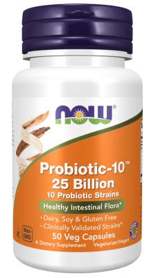 Now Foods - Probiotic-10™ 25 Billion x 50 Veg Capsules