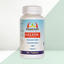 Megahealth Gelenk, Glucosamine- Chondroitin- Msm- Vitamin C 60 Tablets