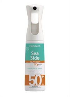 FREZYDERM SEA SIDE DRY MIST SPF50 FOR FACE& BODY. SUITABLE FOR CHILDRENS& ADULTS 300ML