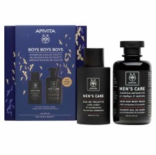 Apivita Boys Boys Boys Eau De Toilette 100ml + Hair & Body Wash 250ml Gift Set