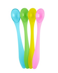 Kikka Boo Set PP Spoons Rainbow 4s