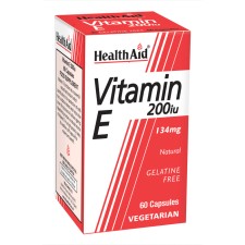 HEALTH AID VITAMIN E 200IU, ANTIOXIDANT 60CAPSULES