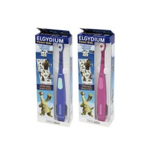 ELGYDIUM POWER KIDS ELECTRIC TOOTHBRUSH ICE AGE. FOR 4+ YEARS OLD. VARIOUS COLORS 1PIECE