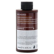 Korres Toning & Hair Strengthening Shampoo For Men With Magnesium & Wheat Protein 250ml *