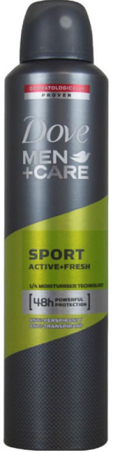 Dove Men Deodorant Spray Sport Active 250ml