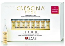 LABO CRESCINA HFSC 100% WOMAN 1300, HELPS PROMOTE PHYSIOLOGICAL HAIR GROWTH 10AMPULES