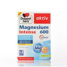 Doppelherz Magnesium Intense 600 + D3 1000UI 30 Tablets Doppelherz Magnesium Intense 600 + D3 1000UI 30 Tablets