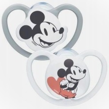 Nuk Silicone Soother 18-36m x 2 Pieces Mickey