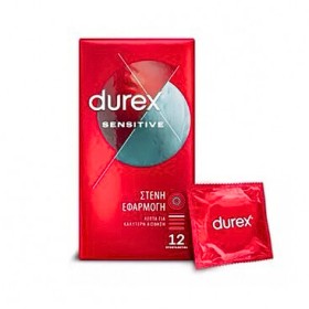 Durex Sensitive Extra Lube Condoms x 12 Pieces