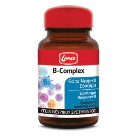LANES B-COMPLEX VITAMINS, SUPPORTS NEURAL SYSTEM& RELEASE ENERGY 100CAPSULES