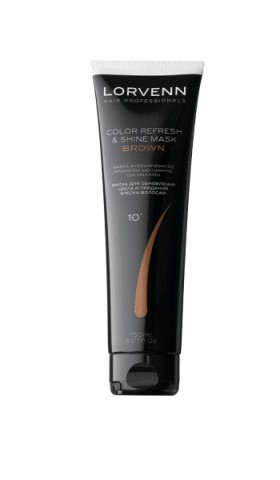 Lorvenn Color Refresh & Shine Mask 150ml Brown