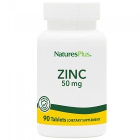 Naturesplus Zinc 50mg 90 Tabs, Συμπλήρωμα Διατροφής Με Ψευδάργυρο