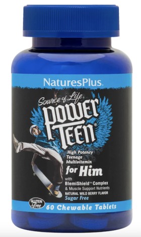Naturesplus Power Teen For Him 60 Chew Πολυβιταμινούχο Συμπλήρωμα Δ... Naturesplus Power Teen For Him 60 Chew Πολυβιταμινούχο Συμπλήρωμα Δ...